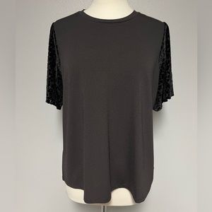 Michael Kors burnout velvet tee